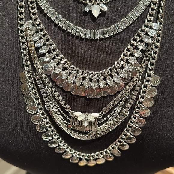 BCBGENERATION Layered Chain & Coin Necklace - Picture 9 of 11